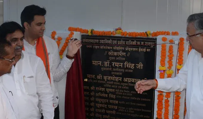 Saveer established India’s first Automated Plug Type Nursery Seedlings Production Facility in Chhattisgarh