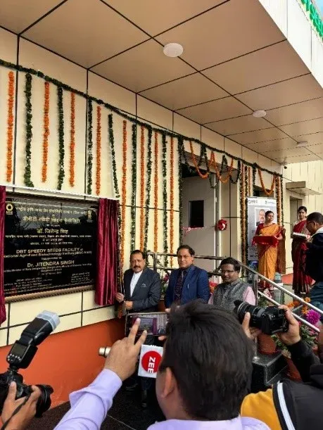 Union Minister Inaugurates ‘DBT SPEEDY SEEDS’ Facility at NABI, Mohali Commissioned by Saveer photo 3